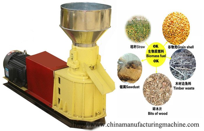 Wood pellet production machine