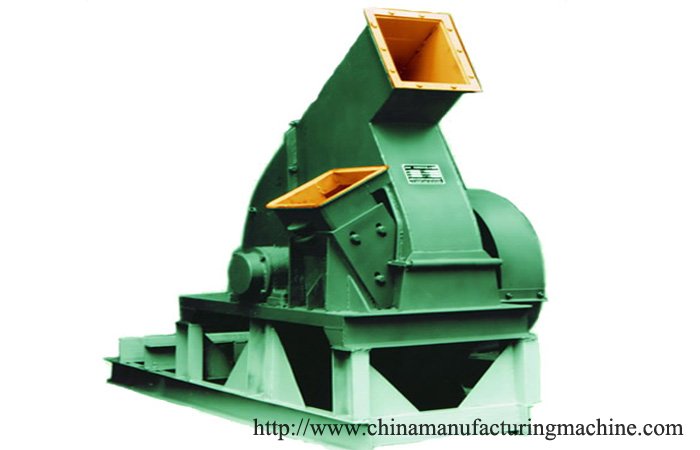 Wood chipping machine