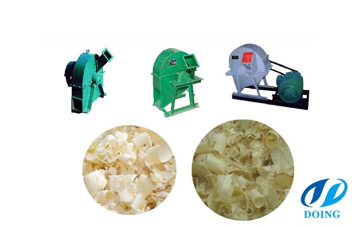 High efficiency wood shaving machine