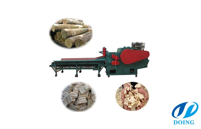 What is raw material requirement for drum wood chipping machine?