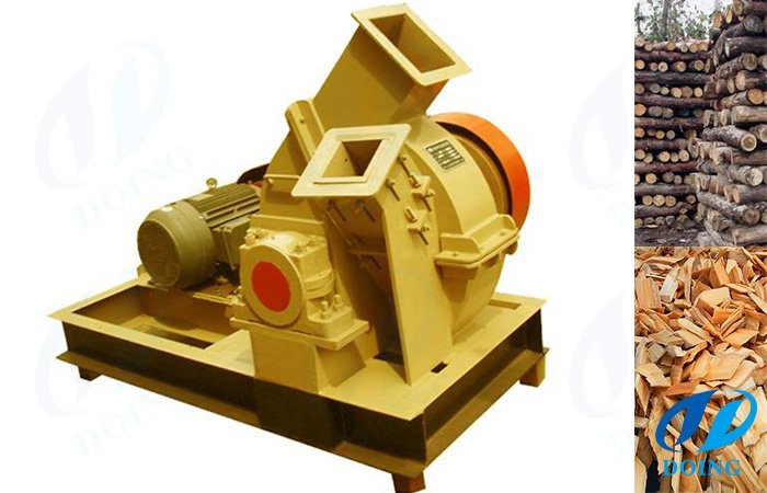 Wood shredder machine