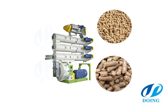 Chicken feed pellet machine