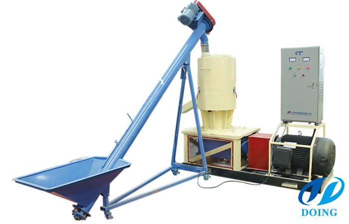 Flat die pellet making machine