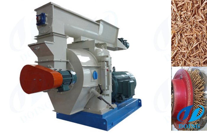 Biomass wood pellet making machine