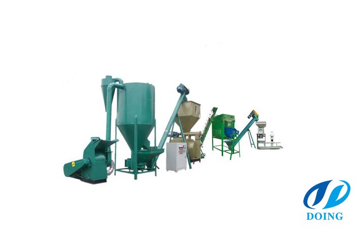 Poultry pellet feed plant