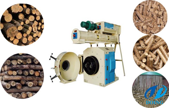 Wood pellet mill