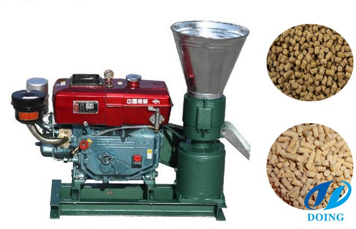 Small feed pellet machine