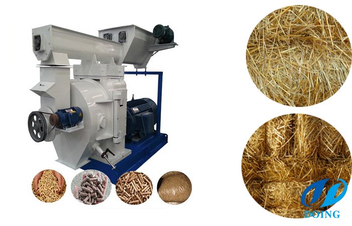 Straw pellet machine