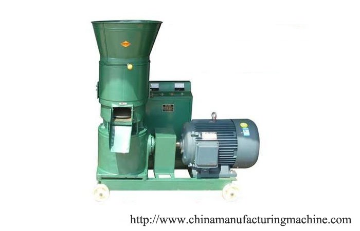 flat die wood pellet machine