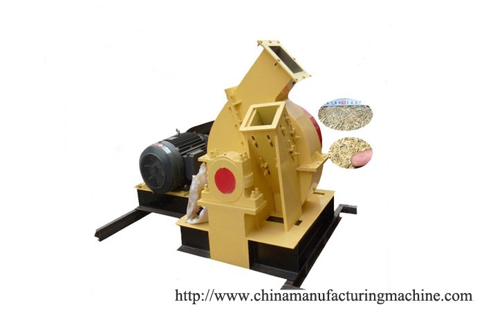 Wood chipping machine