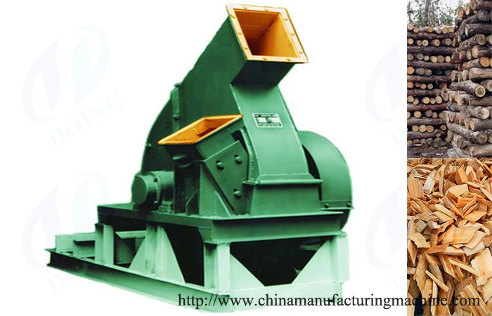 Disc wood chipper machine