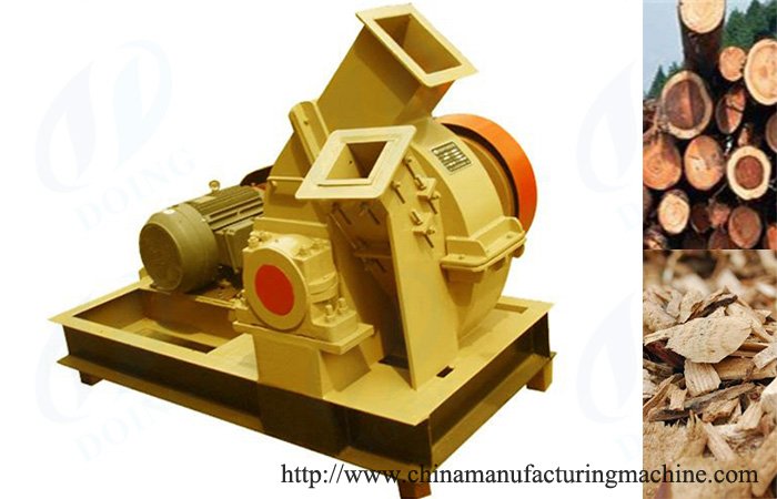 Wood chipping machine 