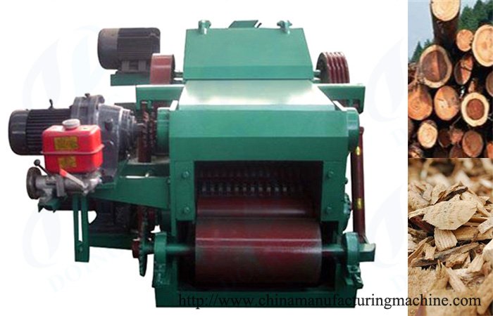 drum wood chipping machine