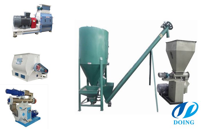 Feed pellet production line