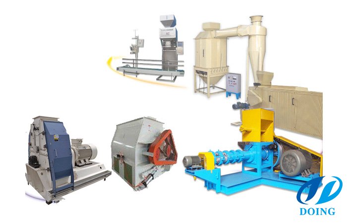 fish feed pellet mill plant